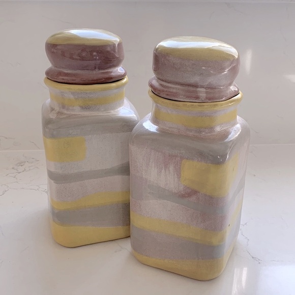 Set of two Anthropologie Canisters - Picture 1 of 6